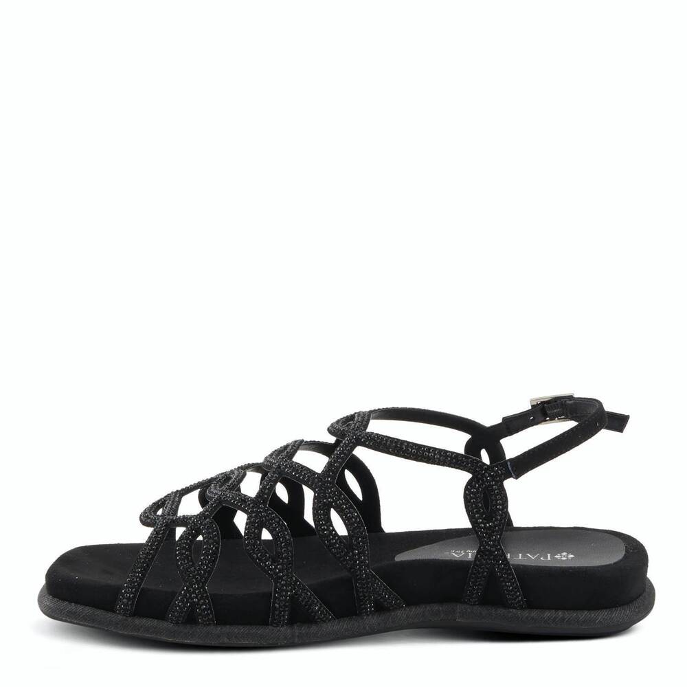 NEW PATRIZIA women's glamgloss sandal in black